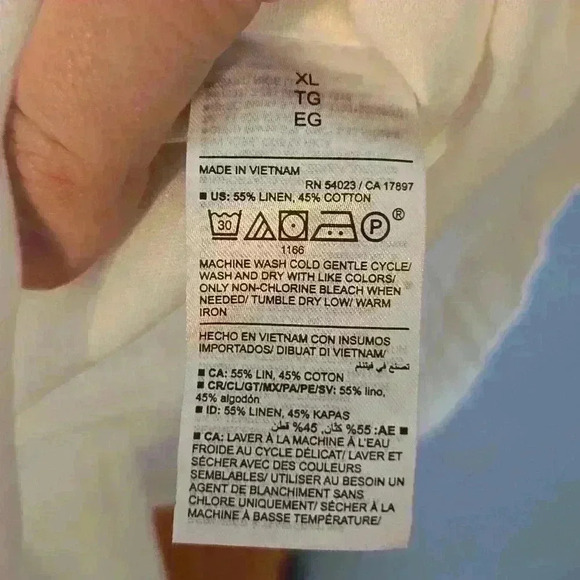 Causal White Button Down - Picture 7 of 7